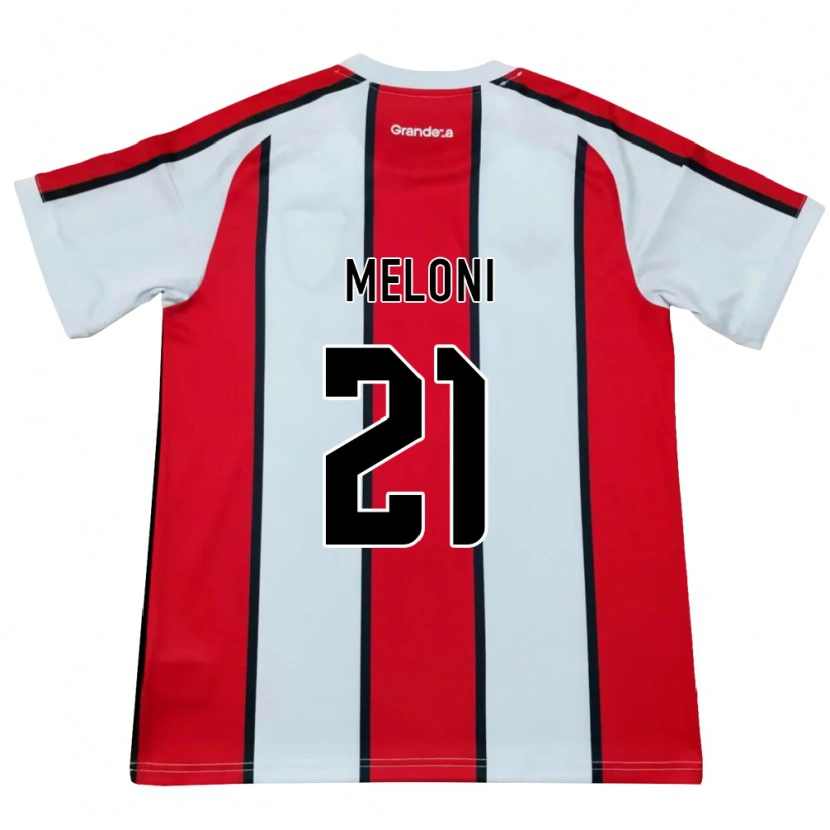 DanxenメンズSantiago Meloni#21白赤黒アウェイシャツ2026/27ジャージーユニフォーム