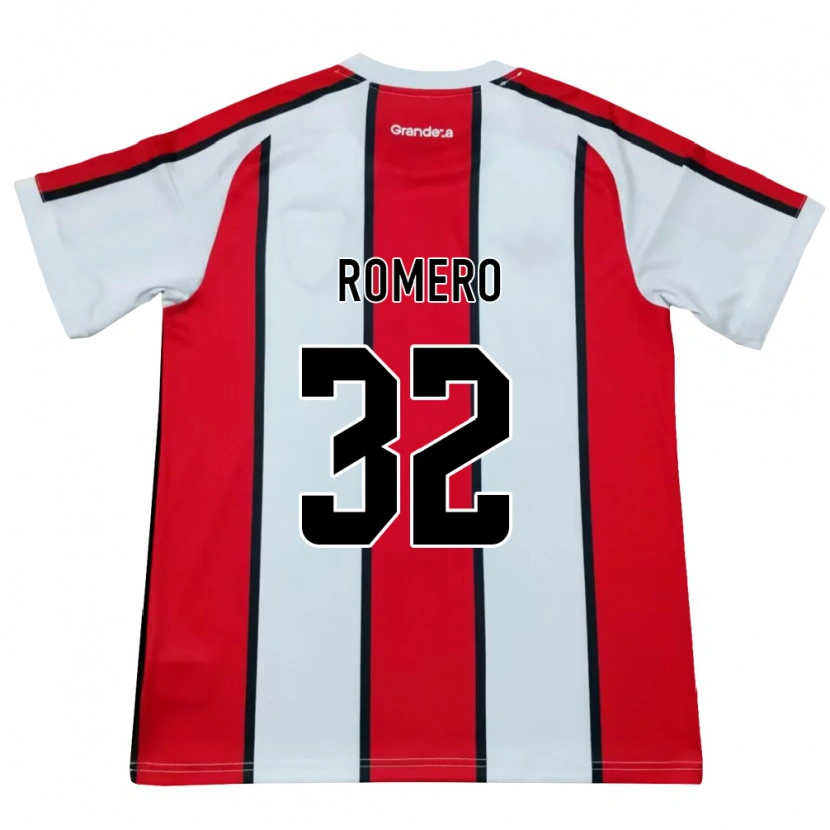 DanxenメンズJulieta Romero#32白赤黒アウェイシャツ2026/27ジャージーユニフォーム