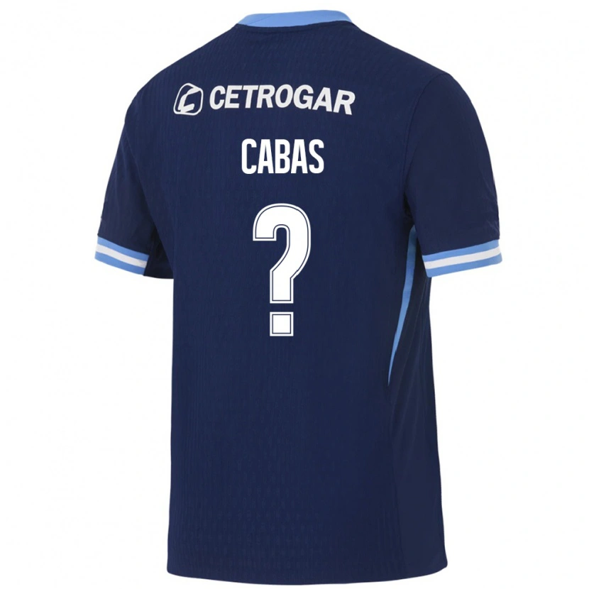 DanxenメンズNicolas Cabas#0ロイヤルブルー薄青白アウェイシャツ2026/27ジャージーユニフォーム