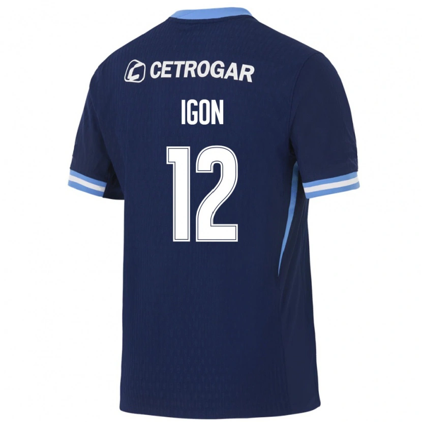 DanxenメンズFelipe Igon#12ロイヤルブルー薄青白アウェイシャツ2026/27ジャージーユニフォーム
