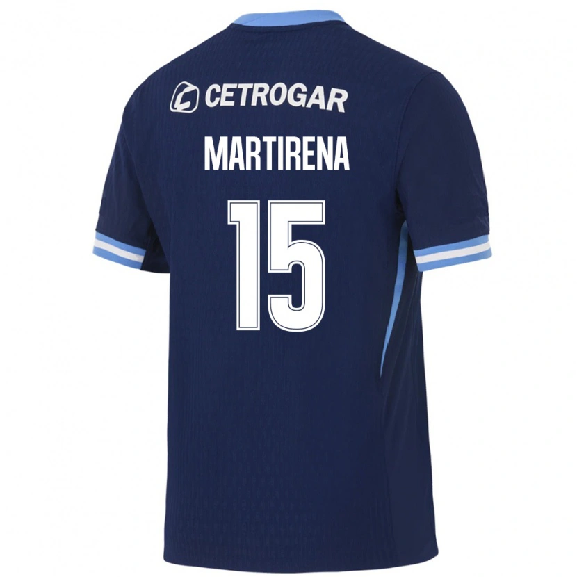 DanxenメンズGastón Martirena#15ロイヤルブルー薄青白アウェイシャツ2026/27ジャージーユニフォーム