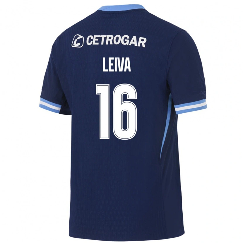 DanxenメンズGonzalo Leiva#16ロイヤルブルー薄青白アウェイシャツ2026/27ジャージーユニフォーム