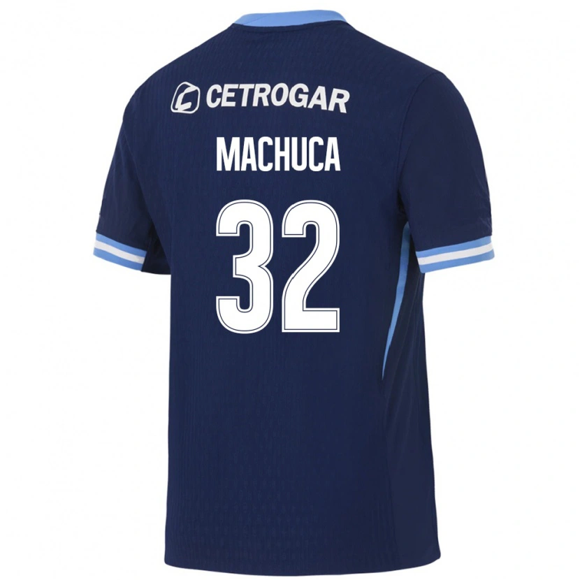 DanxenメンズElias Machuca#32ロイヤルブルー薄青白アウェイシャツ2026/27ジャージーユニフォーム