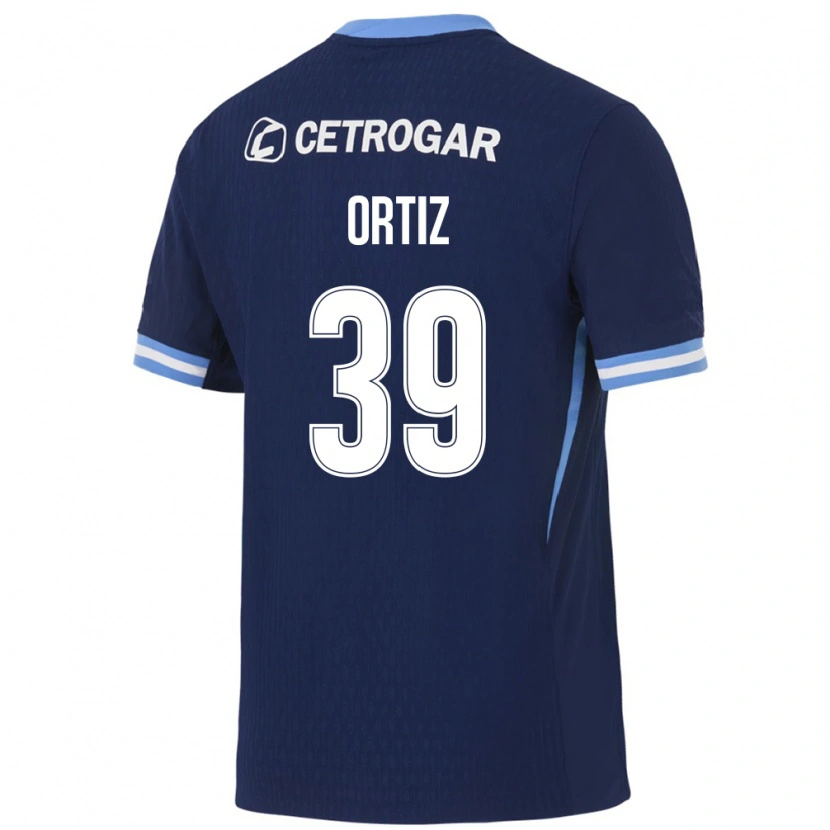 DanxenメンズAlan Ortiz#39ロイヤルブルー薄青白アウェイシャツ2026/27ジャージーユニフォーム