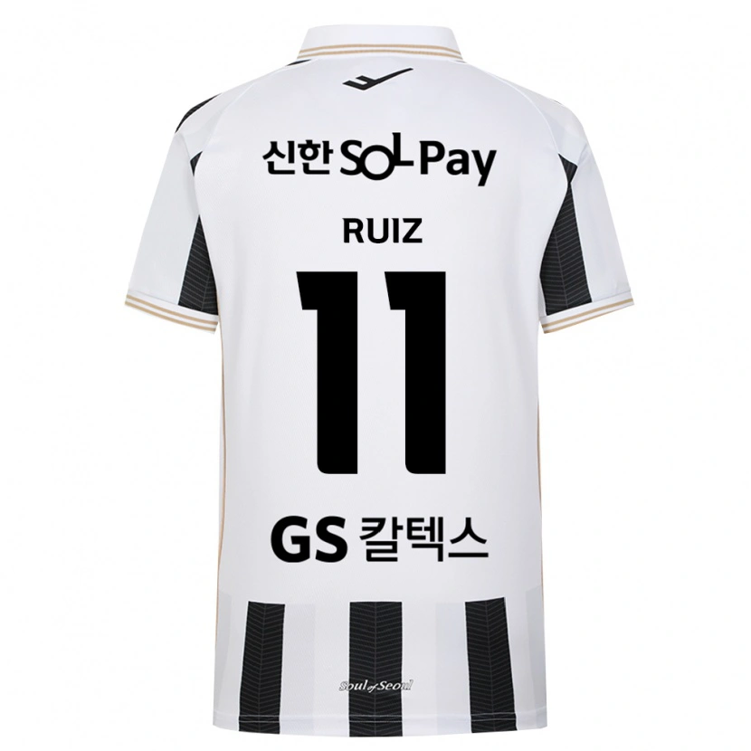 DanxenメンズLeonardo Ruiz#11黒白アウェイシャツ2026/27ジャージーユニフォーム