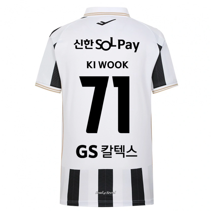 DanxenメンズKi-Wook Yun#71黒白アウェイシャツ2026/27ジャージーユニフォーム