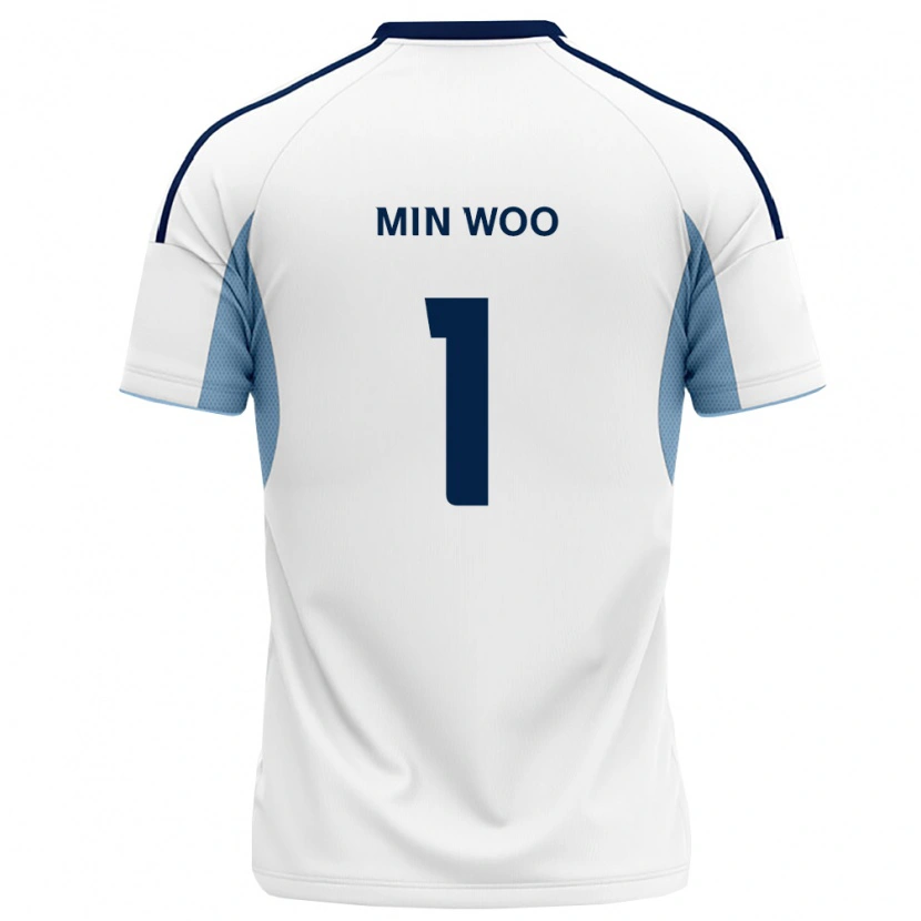 DanxenメンズMin-Woo Jo#1ロイヤルブルー白アウェイシャツ2026/27ジャージーユニフォーム