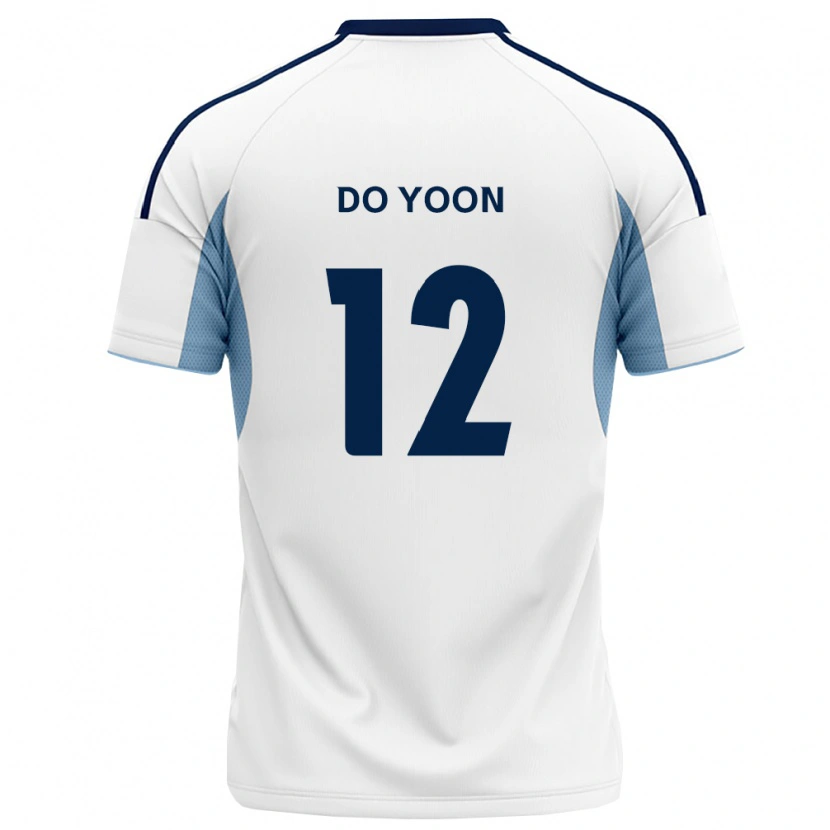 DanxenメンズDo-Yoon Tae#12ロイヤルブルー白アウェイシャツ2026/27ジャージーユニフォーム