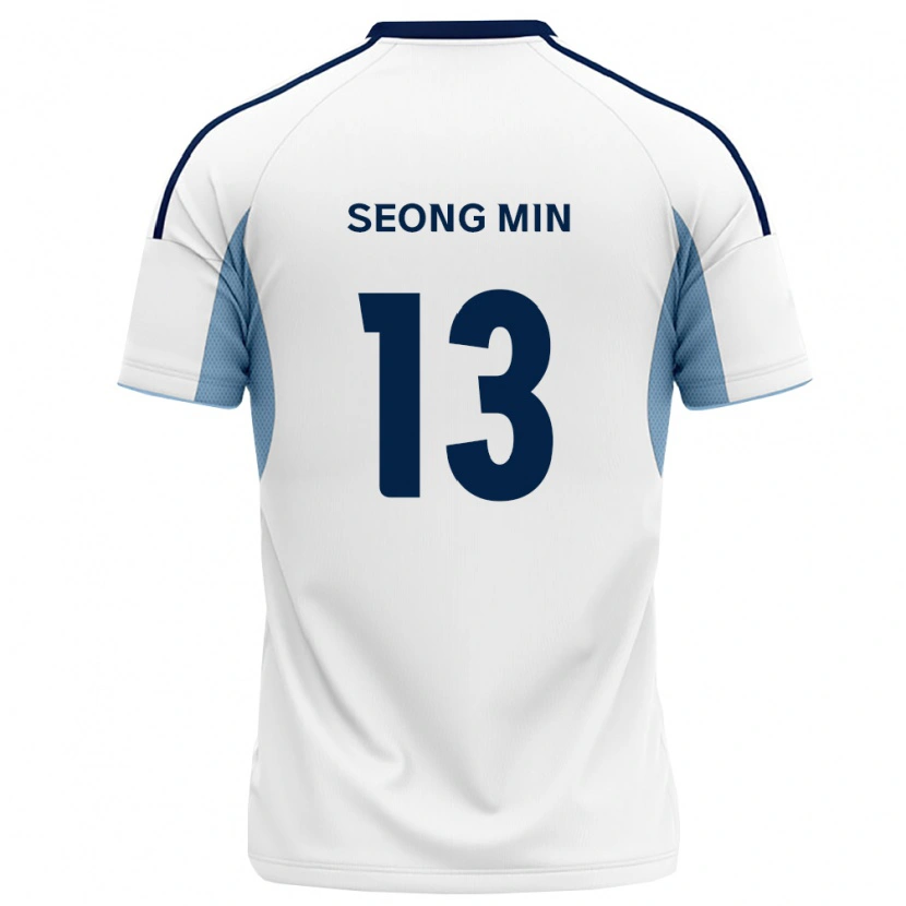 DanxenメンズSeong-Min Ryu#13ロイヤルブルー白アウェイシャツ2026/27ジャージーユニフォーム