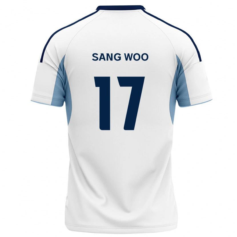 DanxenメンズSang-Woo Kang#17ロイヤルブルー白アウェイシャツ2026/27ジャージーユニフォーム