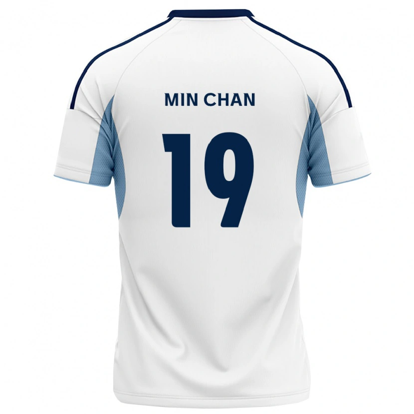 DanxenメンズMin-Chan Kim#19ロイヤルブルー白アウェイシャツ2026/27ジャージーユニフォーム