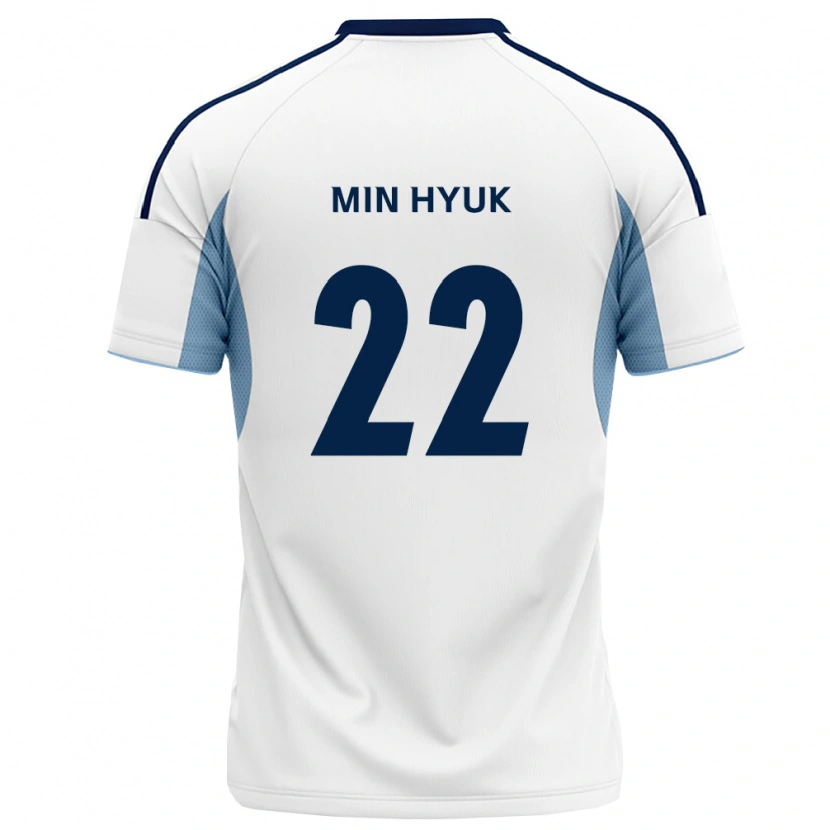 DanxenメンズMin-Hyuk Lee#22ロイヤルブルー白アウェイシャツ2026/27ジャージーユニフォーム