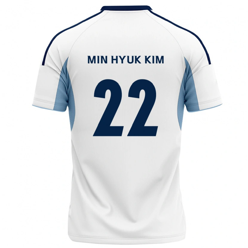 DanxenメンズMin-Hyuk Kim#22ロイヤルブルー白アウェイシャツ2026/27ジャージーユニフォーム