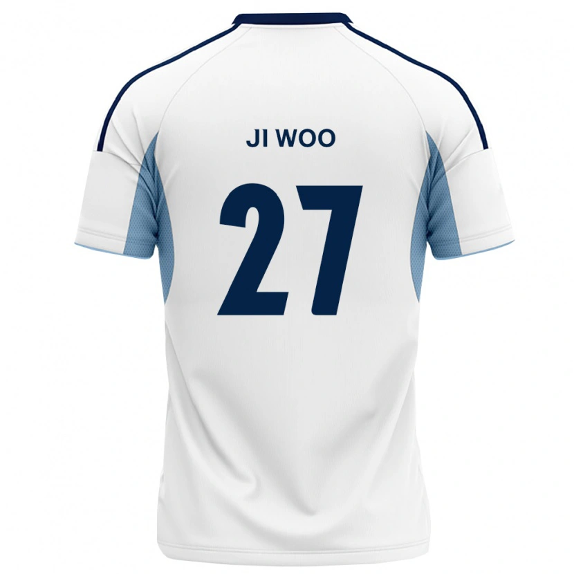 DanxenメンズJi-Woo Lee#27ロイヤルブルー白アウェイシャツ2026/27ジャージーユニフォーム