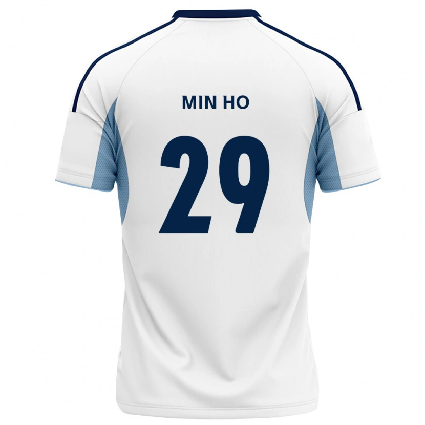DanxenメンズMin-Ho Yeo#29ロイヤルブルー白アウェイシャツ2026/27ジャージーユニフォーム