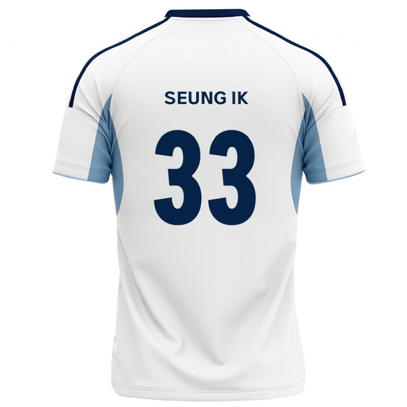 DanxenメンズSeung-Ik Lee#33ロイヤルブルー白アウェイシャツ2026/27ジャージーユニフォーム