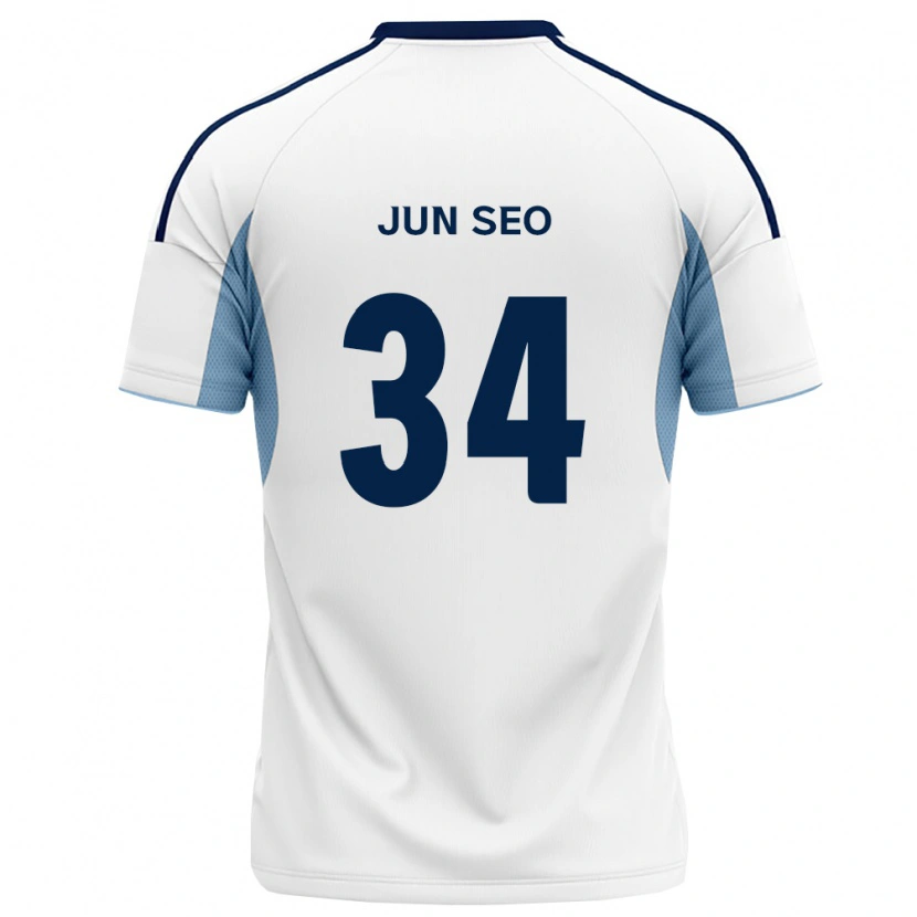 DanxenメンズJun-Seo Kim#34ロイヤルブルー白アウェイシャツ2026/27ジャージーユニフォーム