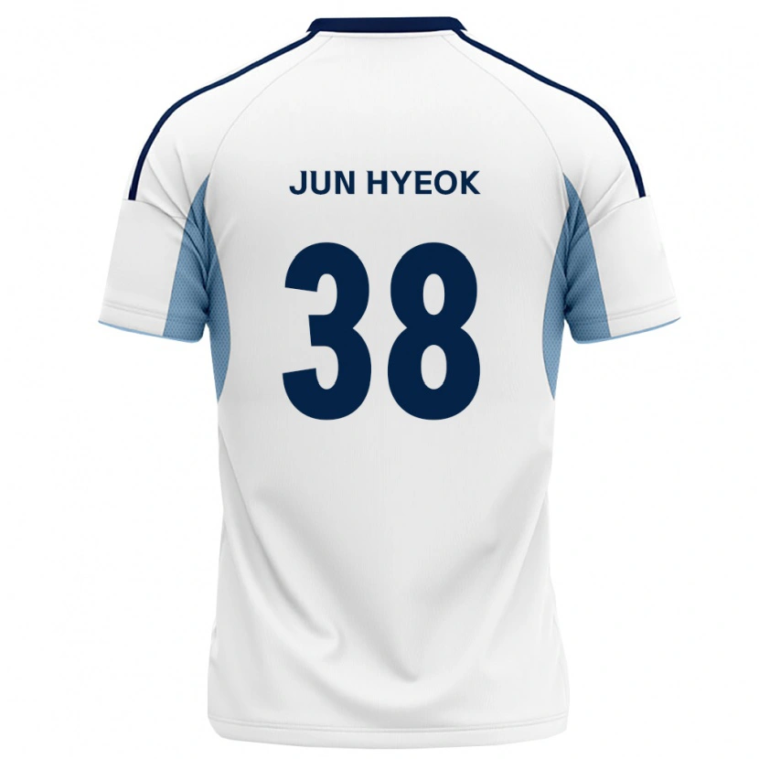 DanxenメンズJun-Hyeok Choi#38ロイヤルブルー白アウェイシャツ2026/27ジャージーユニフォーム