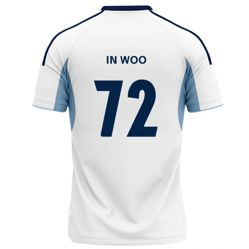 DanxenメンズIn-Woo Back#72ロイヤルブルー白アウェイシャツ2026/27ジャージーユニフォーム