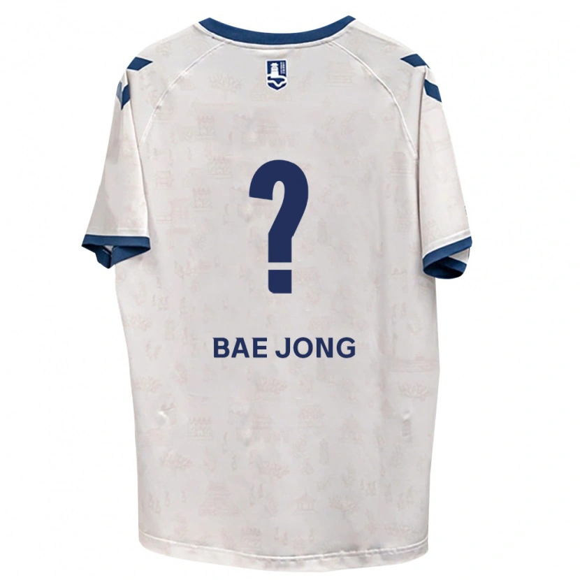 DanxenメンズBae-Jong Park#0ロイヤルブルー白アウェイシャツ2026/27ジャージーユニフォーム