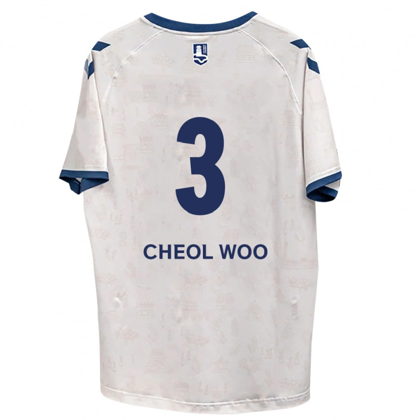 DanxenメンズCheol-Woo Park#3ロイヤルブルー白アウェイシャツ2026/27ジャージーユニフォーム