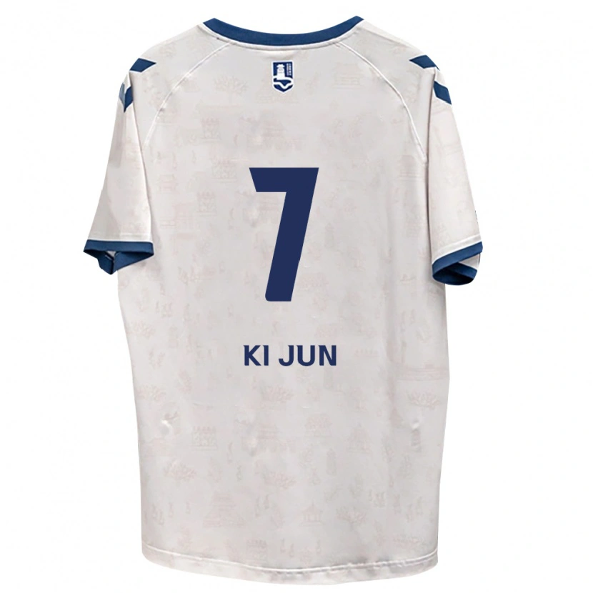 DanxenメンズKi-Jun Kim#7ロイヤルブルー白アウェイシャツ2026/27ジャージーユニフォーム