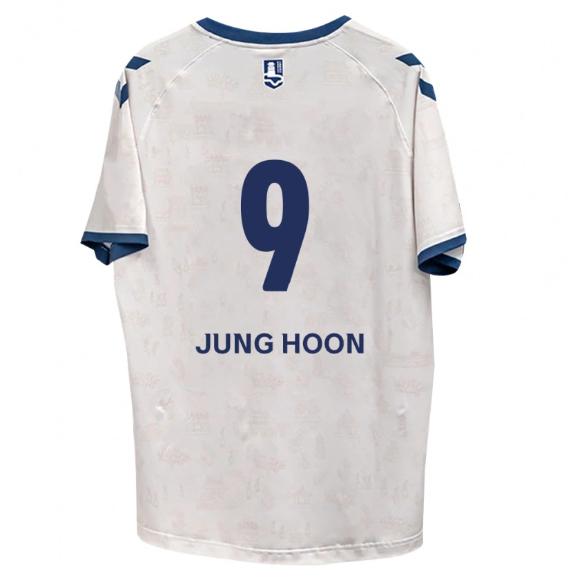 DanxenメンズJung-Hoon Ji#9ロイヤルブルー白アウェイシャツ2026/27ジャージーユニフォーム