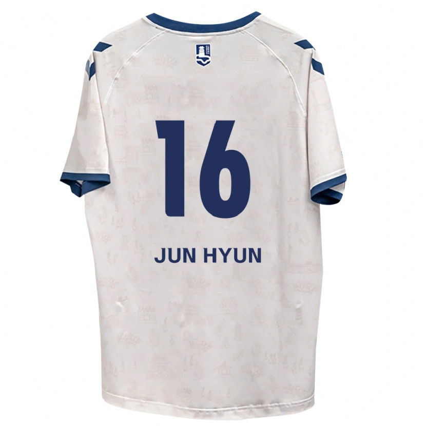 DanxenメンズJun-Hyun Jo#16ロイヤルブルー白アウェイシャツ2026/27ジャージーユニフォーム
