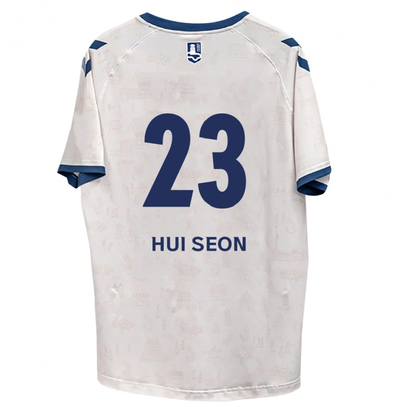 DanxenメンズKwon Hui-Seon#23ロイヤルブルー白アウェイシャツ2026/27ジャージーユニフォーム