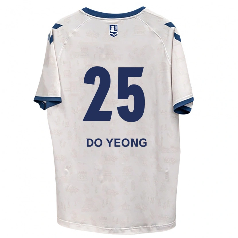DanxenメンズDo-Yeong Kwon#25ロイヤルブルー白アウェイシャツ2026/27ジャージーユニフォーム