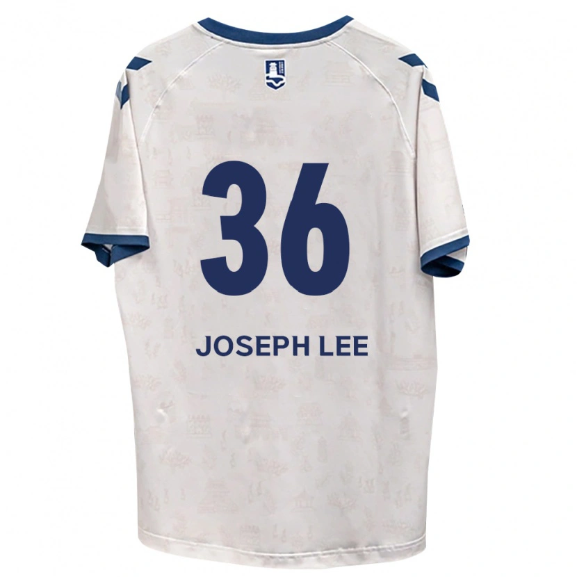 DanxenメンズJoseph Lee#36ロイヤルブルー白アウェイシャツ2026/27ジャージーユニフォーム