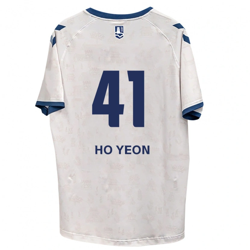 DanxenメンズHo-Yeon Joo#41ロイヤルブルー白アウェイシャツ2026/27ジャージーユニフォーム