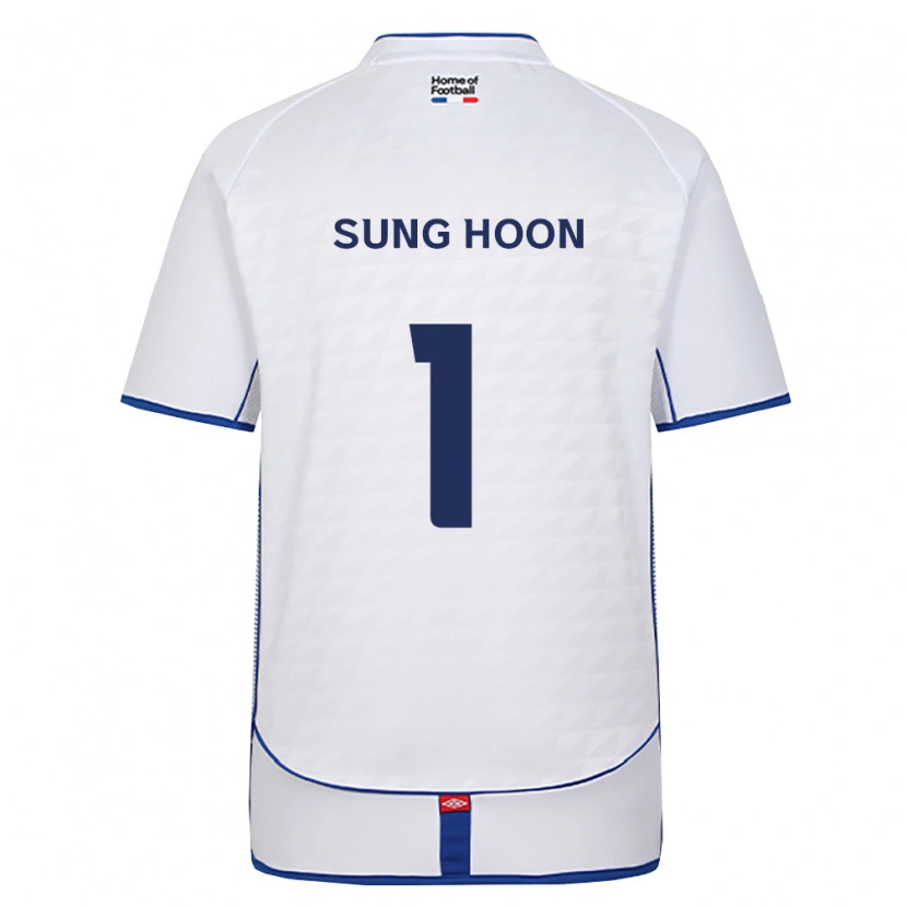 DanxenメンズSung-Hoon Cho#1黒白赤アウェイシャツ2026/27ジャージーユニフォーム