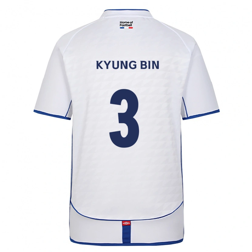 DanxenメンズKyung-Bin Mo#3黒白赤アウェイシャツ2026/27ジャージーユニフォーム