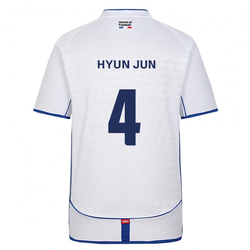 DanxenメンズHyun-Jun Roh#4黒白赤アウェイシャツ2026/27ジャージーユニフォーム