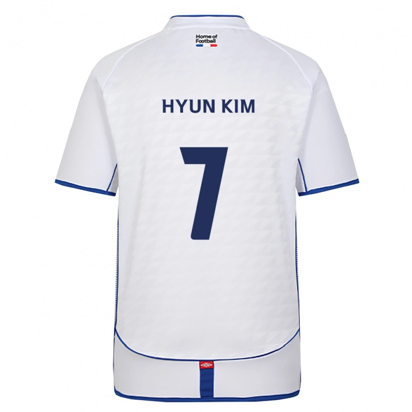 DanxenメンズHyun Kim#7黒白赤アウェイシャツ2026/27ジャージーユニフォーム