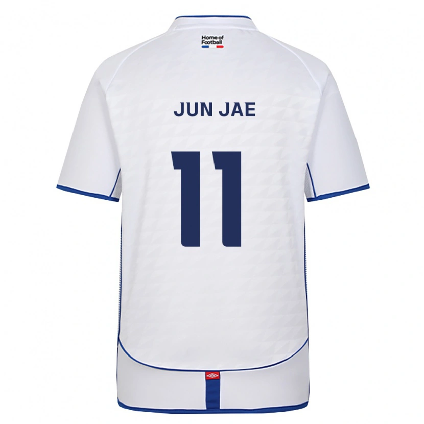 DanxenメンズJun-Jae Lee#11黒白赤アウェイシャツ2026/27ジャージーユニフォーム
