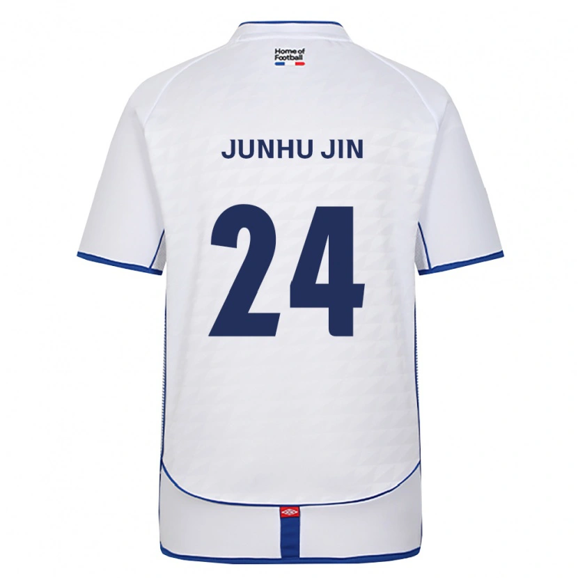 DanxenメンズJunhu Jin#24黒白赤アウェイシャツ2026/27ジャージーユニフォーム