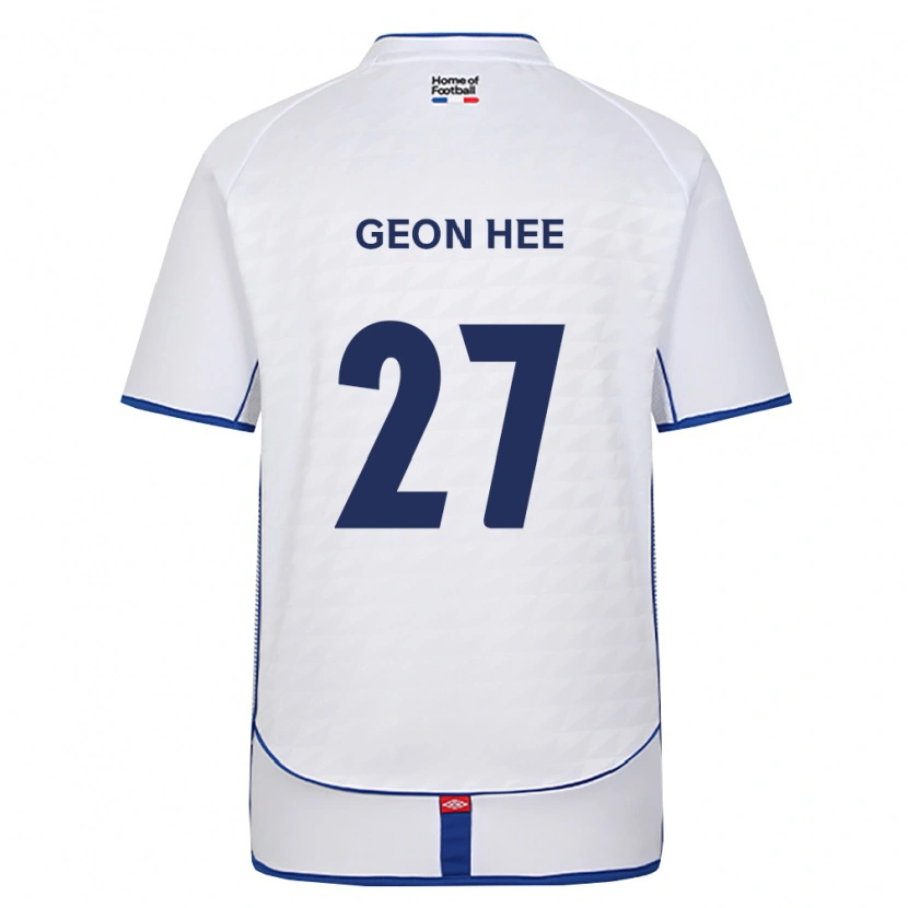 DanxenメンズGeon-Hee Lee#27黒白赤アウェイシャツ2026/27ジャージーユニフォーム