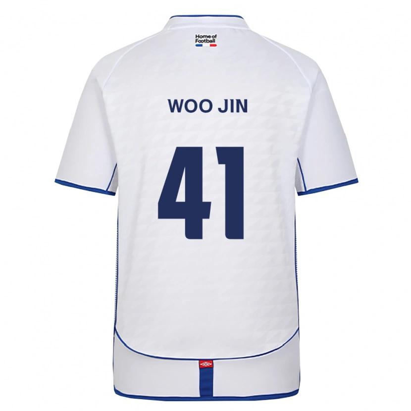 DanxenメンズWoo-Jin Kim#41黒白赤アウェイシャツ2026/27ジャージーユニフォーム