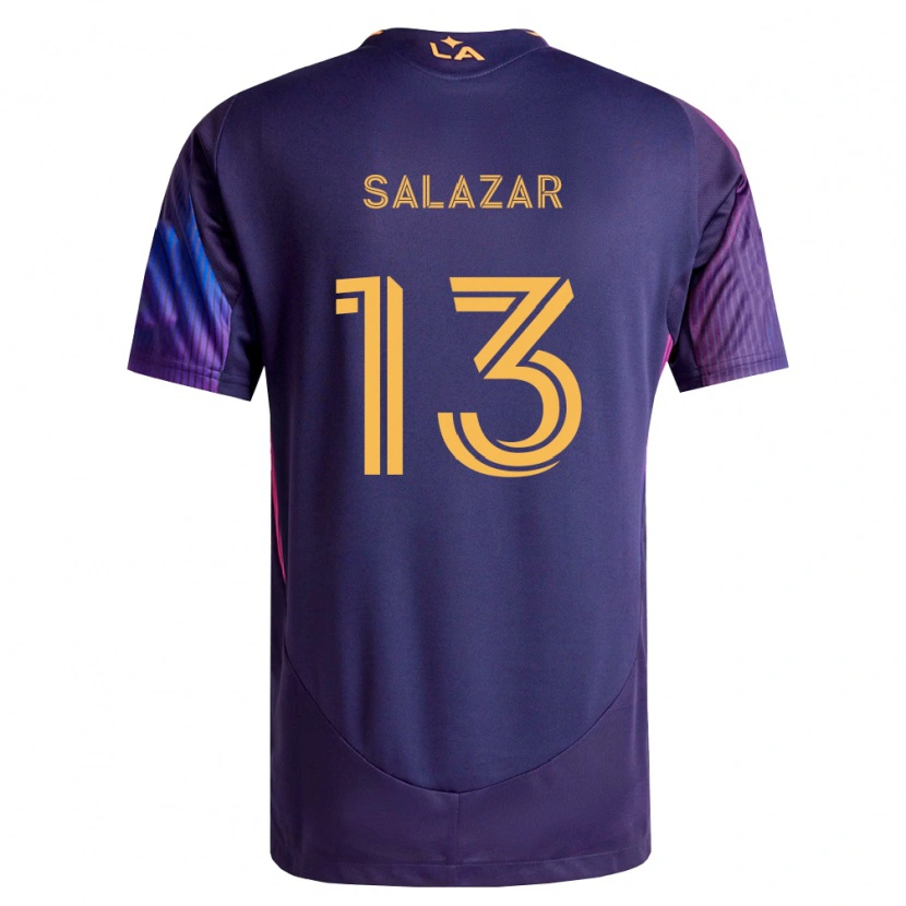 DanxenメンズGiovanni Salazar#13濃紫黄アウェイシャツ2026/27ジャージーユニフォーム