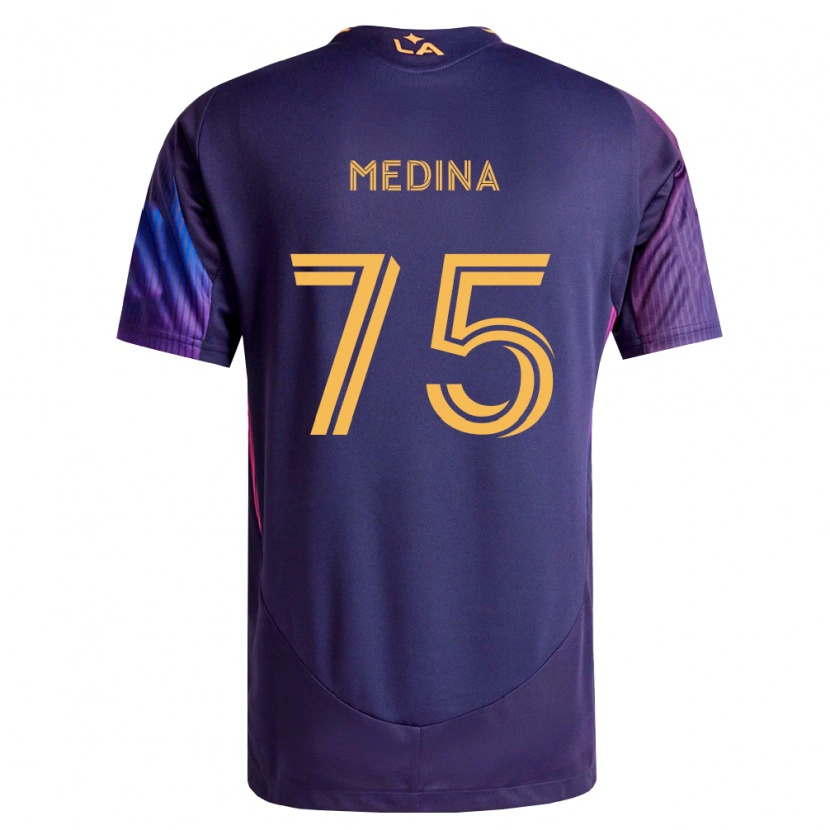 DanxenメンズAaron Medina#75濃紫黄アウェイシャツ2026/27ジャージーユニフォーム