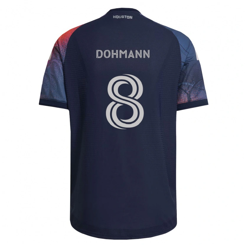 DanxenメンズDohmann#8濃青白オレンジアウェイシャツ2026/27ジャージーユニフォーム