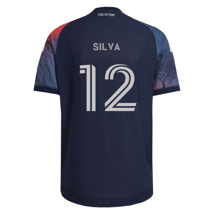 DanxenメンズVinicius Silva#12濃青白オレンジアウェイシャツ2026/27ジャージーユニフォーム