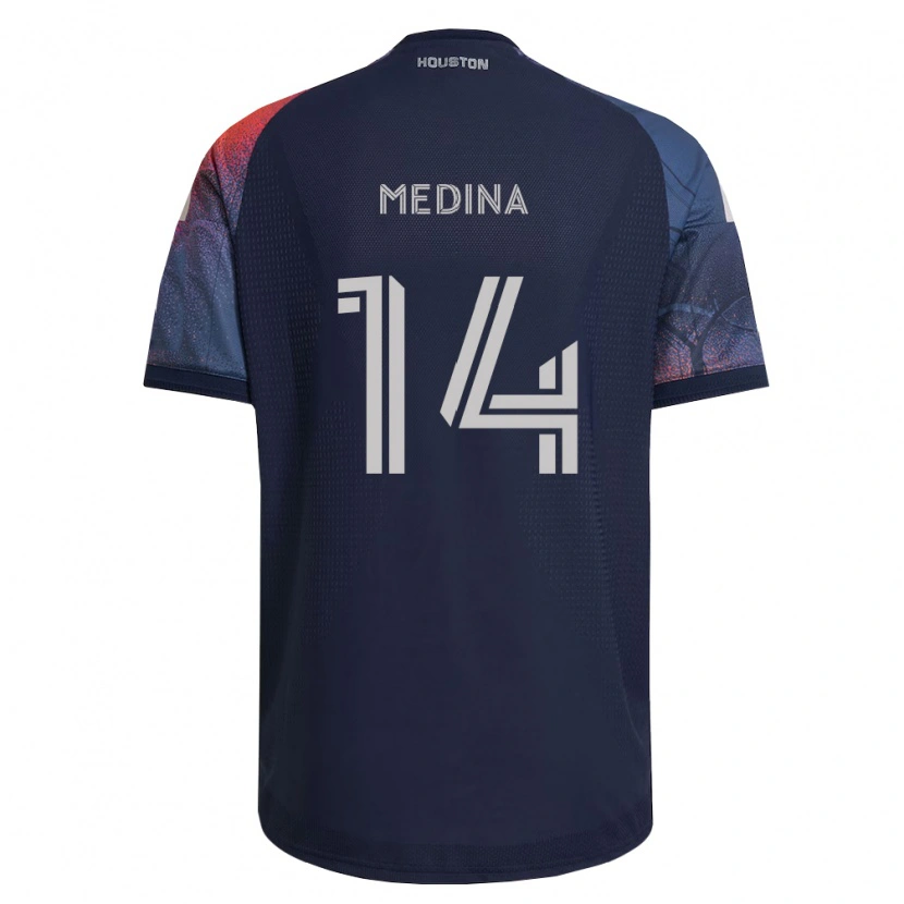 DanxenメンズJeferson Medina#14濃青白オレンジアウェイシャツ2026/27ジャージーユニフォーム