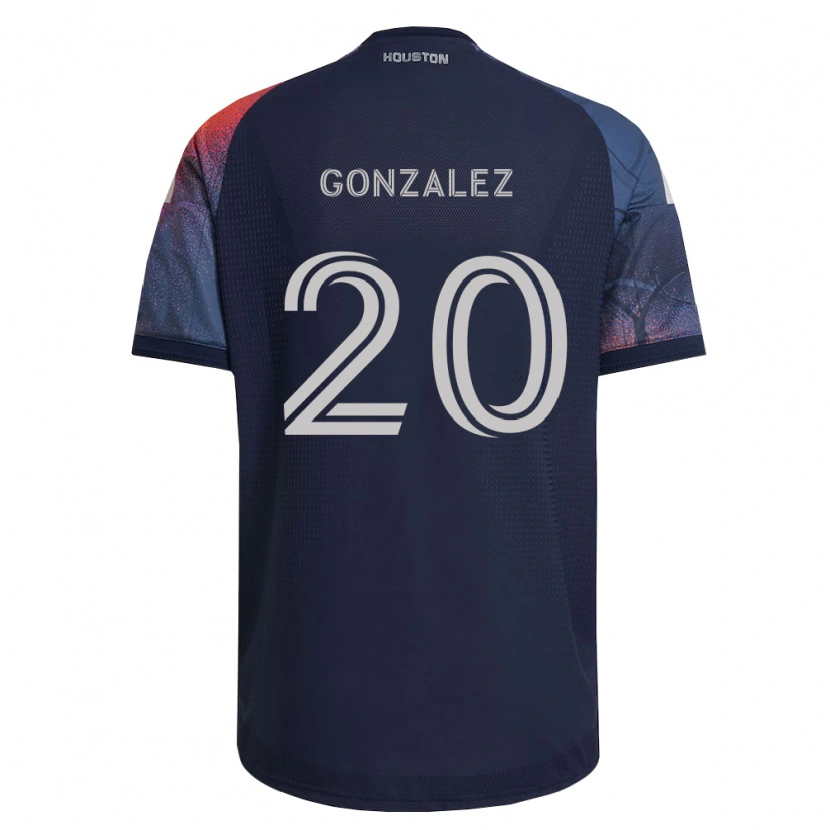 DanxenメンズChristopher Gonzalez#20濃青白オレンジアウェイシャツ2026/27ジャージーユニフォーム