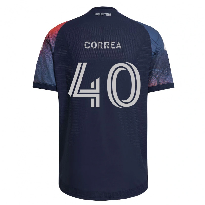 DanxenメンズEnrique Correa#40濃青白オレンジアウェイシャツ2026/27ジャージーユニフォーム