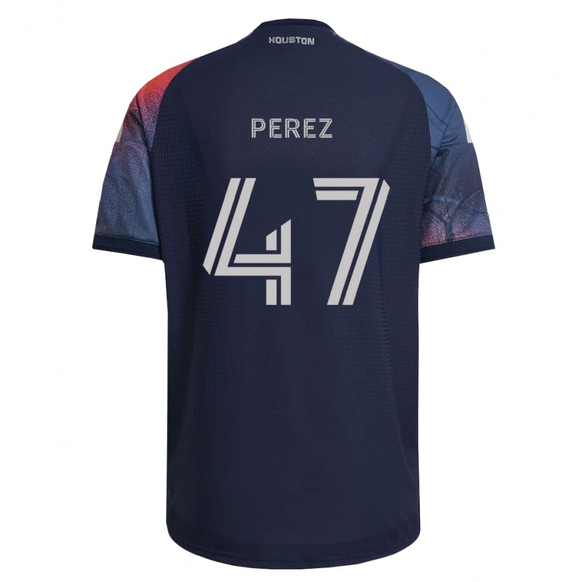 DanxenメンズJaizhiño Perez#47濃青白オレンジアウェイシャツ2026/27ジャージーユニフォーム
