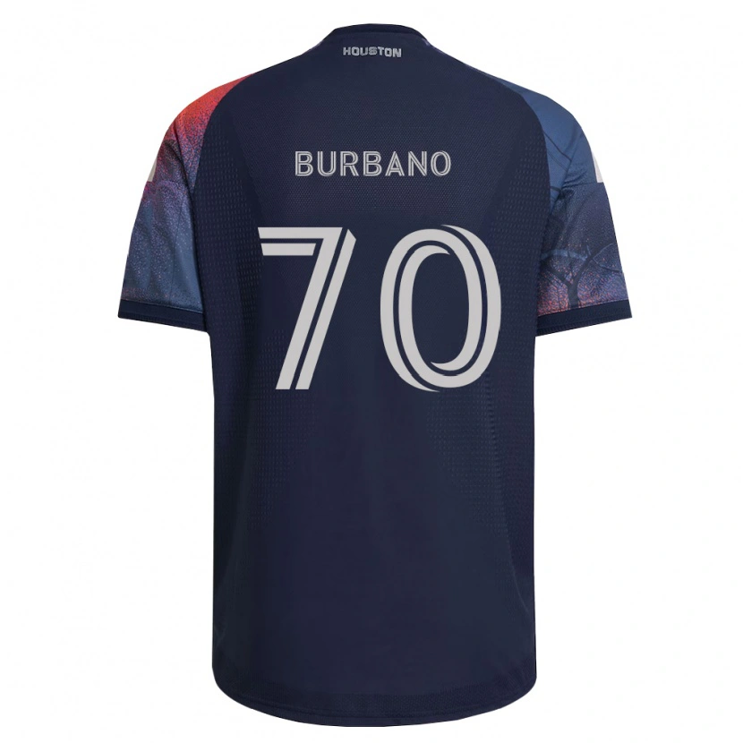 DanxenメンズJordy Burbano#70濃青白オレンジアウェイシャツ2026/27ジャージーユニフォーム