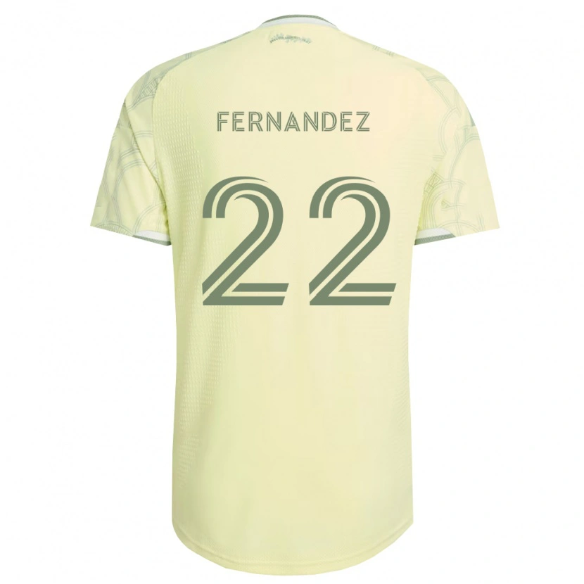 Danxenメンズオミル・フェルナンデス#22ベージュ白アウェイシャツ2026/27ジャージーユニフォーム